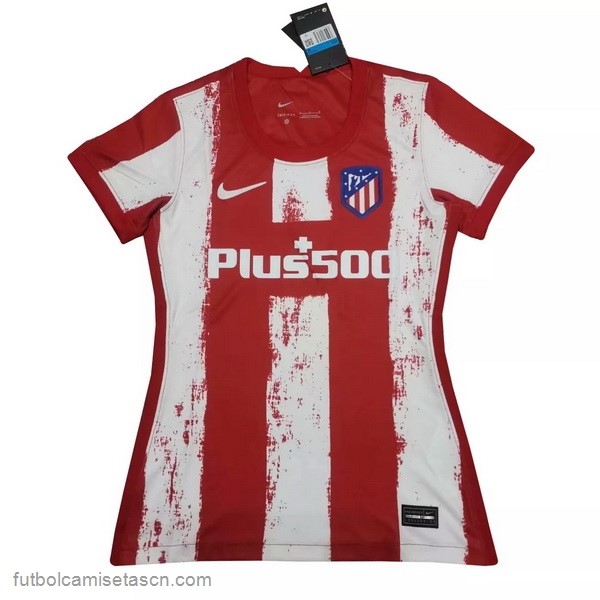 Tailandia Camiseta Atletico Madrid 1ª Mujer 2021/22 Rojo